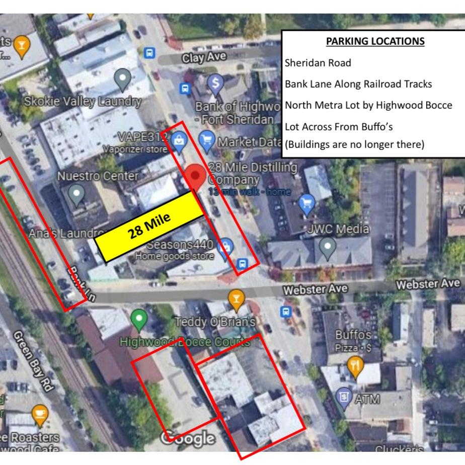 Available parking near 28 mile