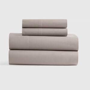 Classic Organic Percale Sheet Set in Dove - Queen