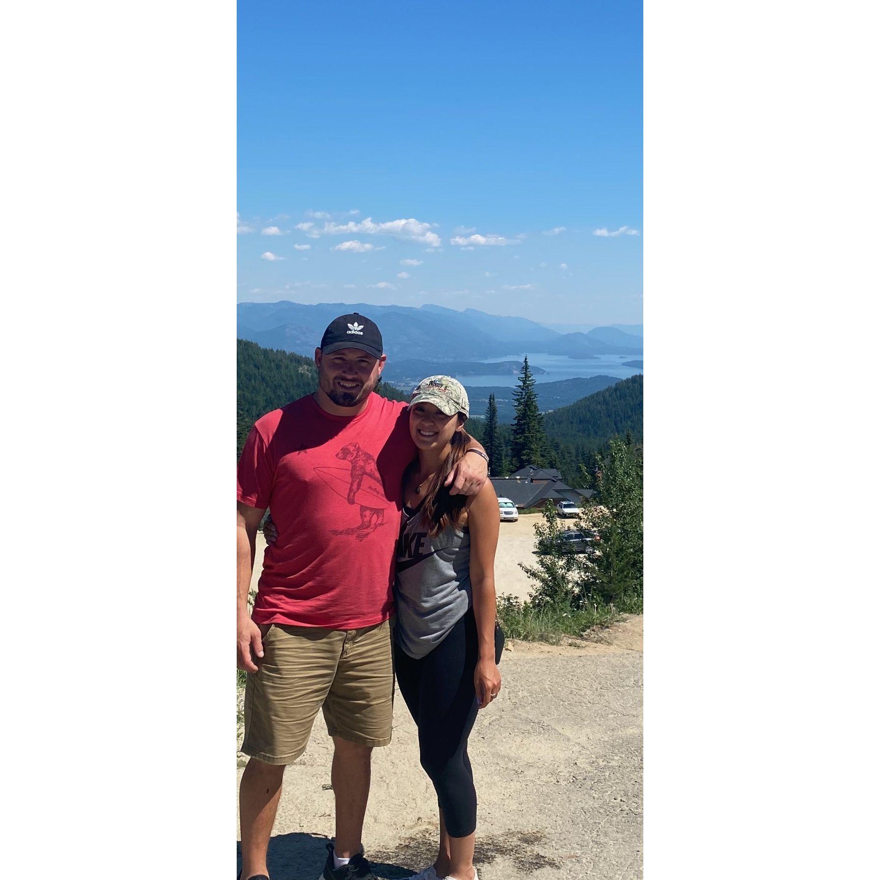 Visiting JC's family in Sandpoint, Idaho