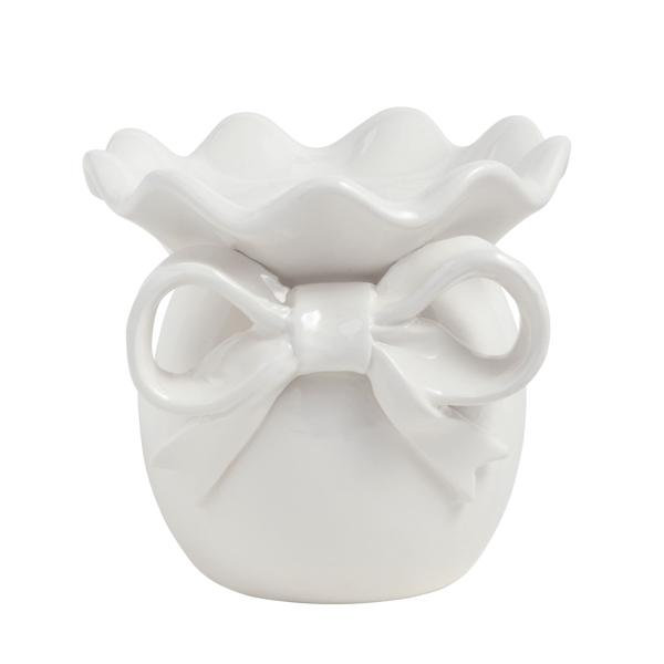 Large Bow Ceramic Pillar Holder