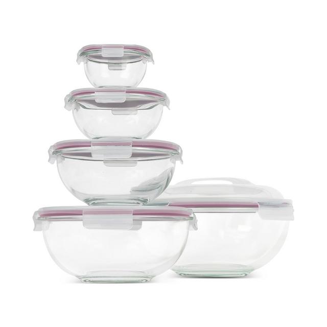 Sedona Kitchen 5-Piece Nesting Glass Bowl Set