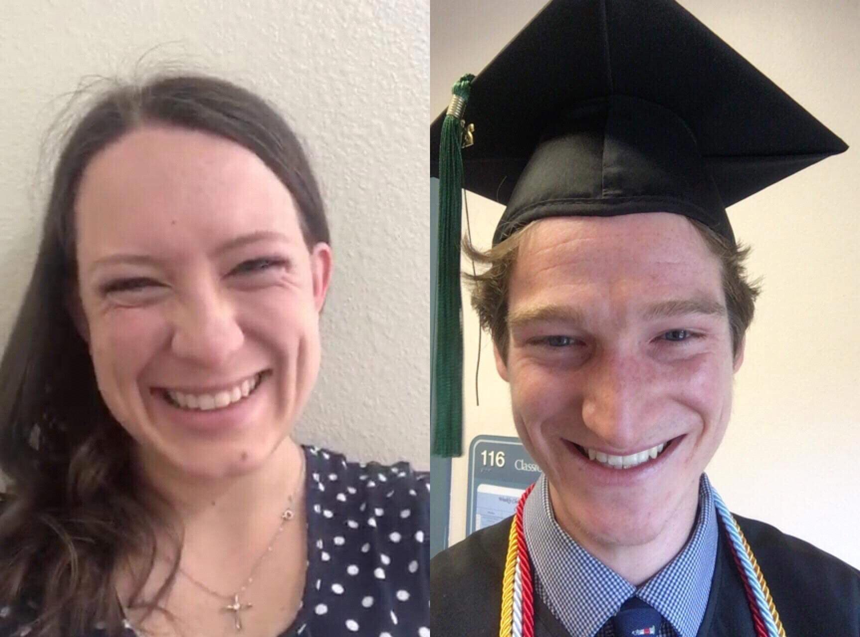 Kristoder's college graduation. Thanks PLNU for the live stream