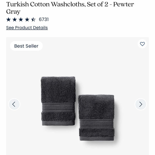 Turkish Cotton hand towel