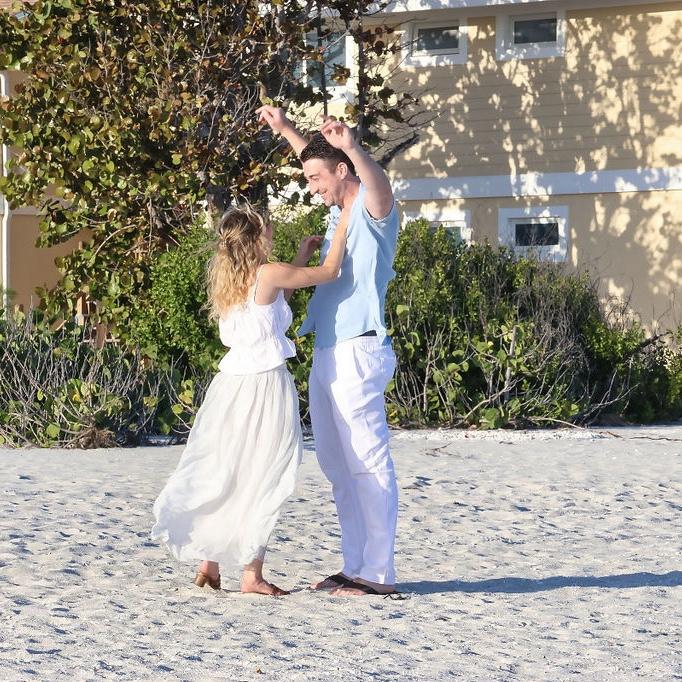 Jack’s celebration to her YES!