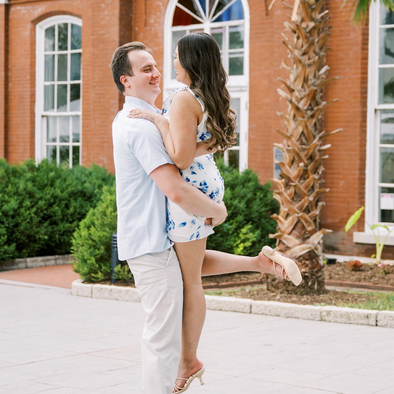 One of our favorite photos at our engagement photoshoot