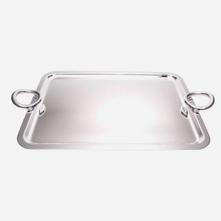 Vertigo Silver Plated Large Tray