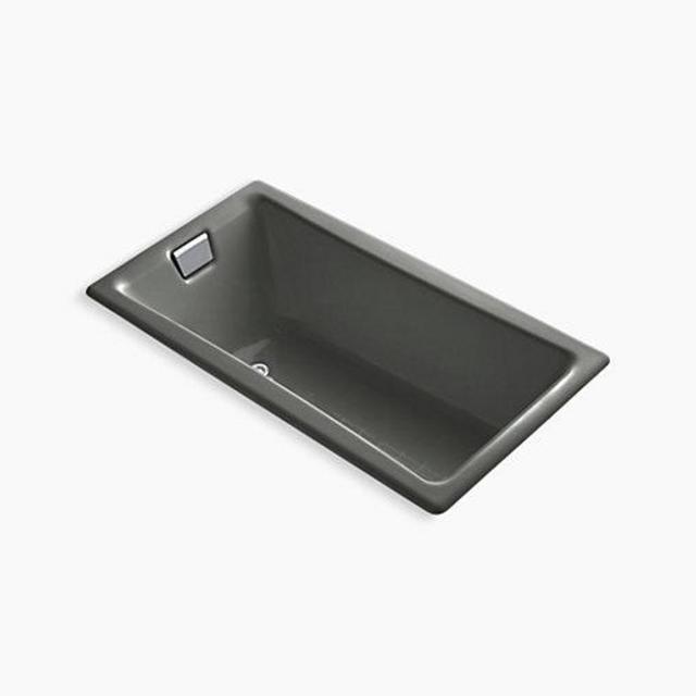 Tea-for-Two® 60" x 32" drop-in bath with end drain