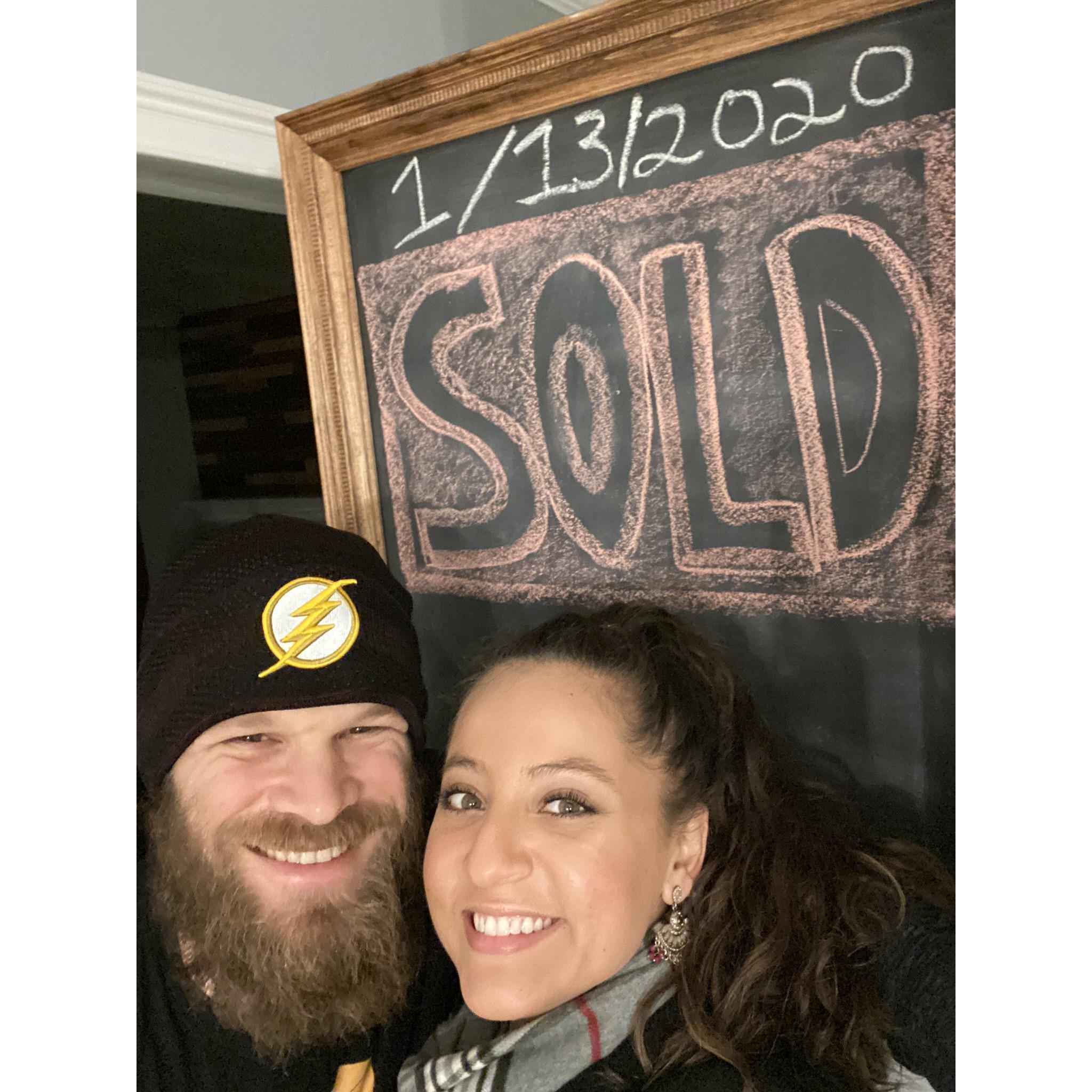 Officially home owners on 1/30/202!