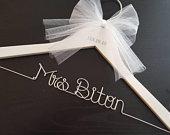 Wedding hanger with date / NAME hanger/...