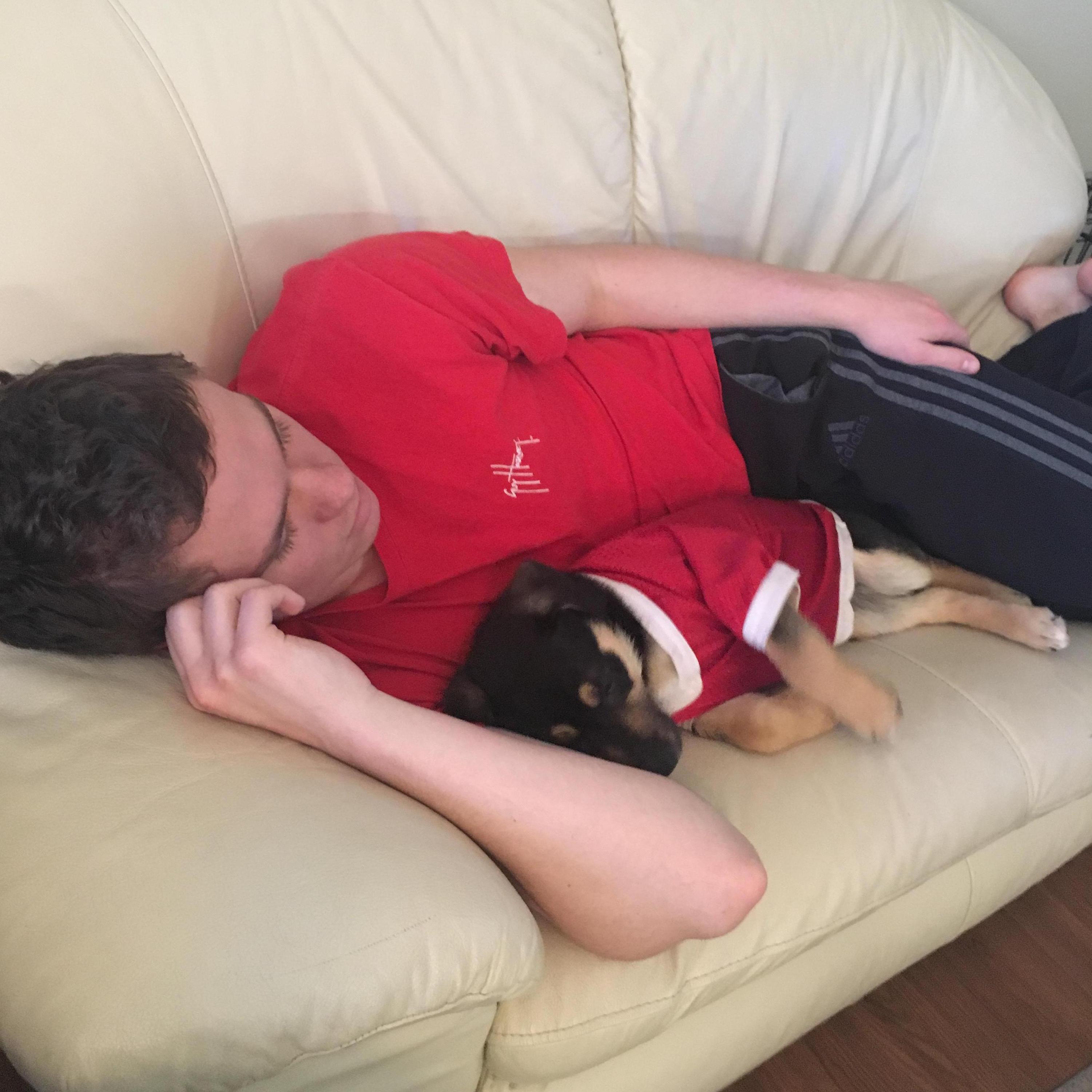 David & Riley (former foster puppy)
~ 2016