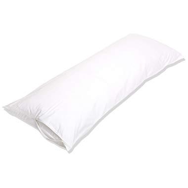 AmazonBasics Hypoallergenic Protector Cover Pillow Case - 21 x 55 Inches, Body Pillow