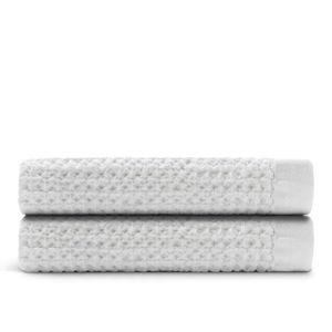 Supima® Waffle Bath Towel - White