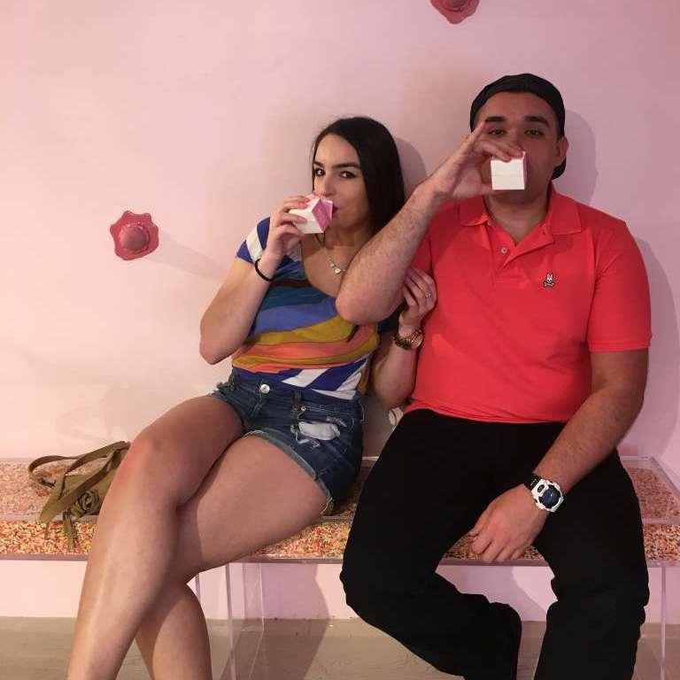 On a date, kinda nervous