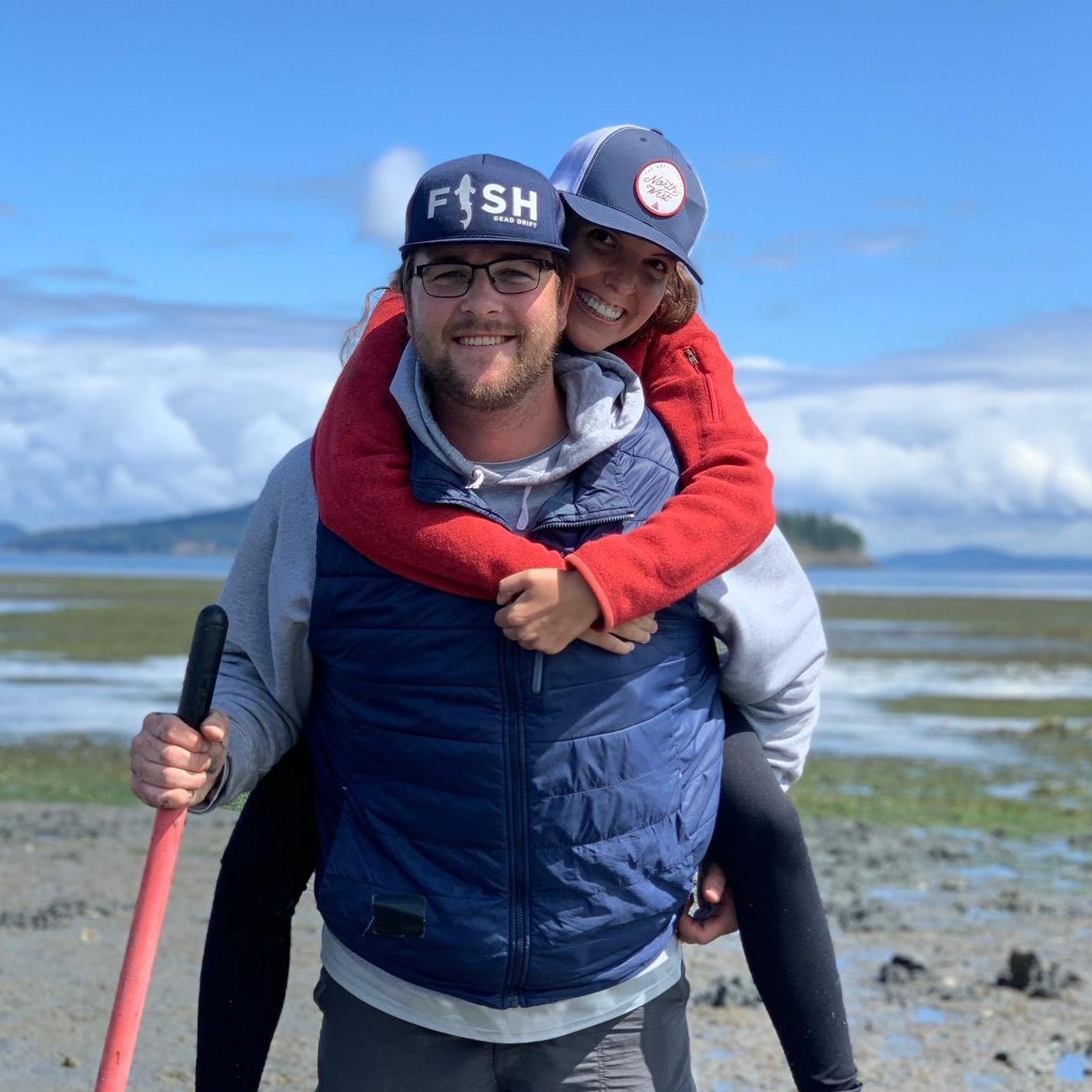 Clam digging