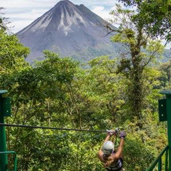 Ziplining in Costa Rica!