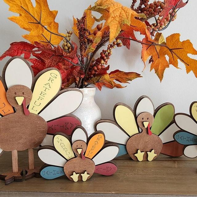 Thanksgiving Turkey Shelf Sitters