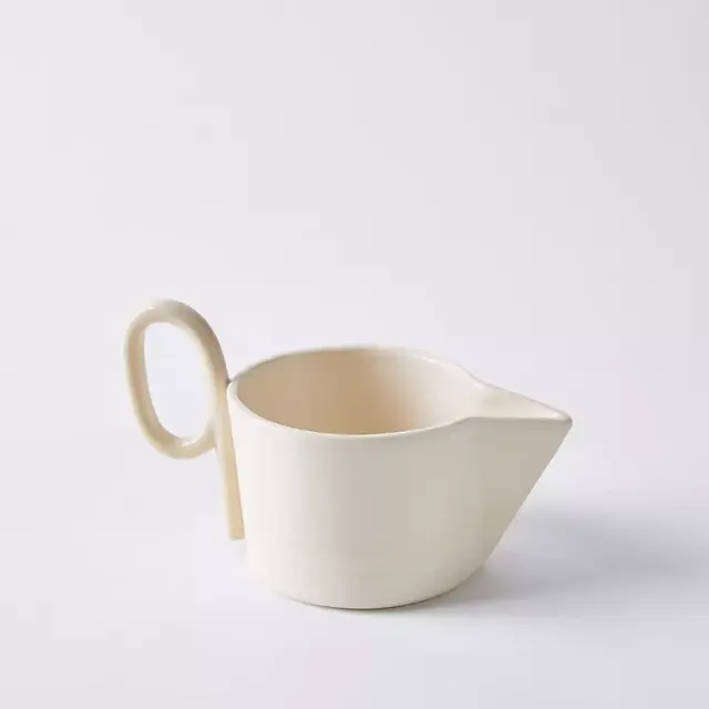 Handmade Ceramic Loop Gravy Boat