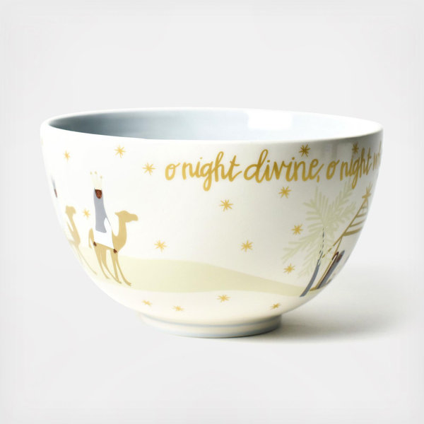 Coton Colors by Laura Johnson O Holy Night Footed Bowl - Thumbnail 2