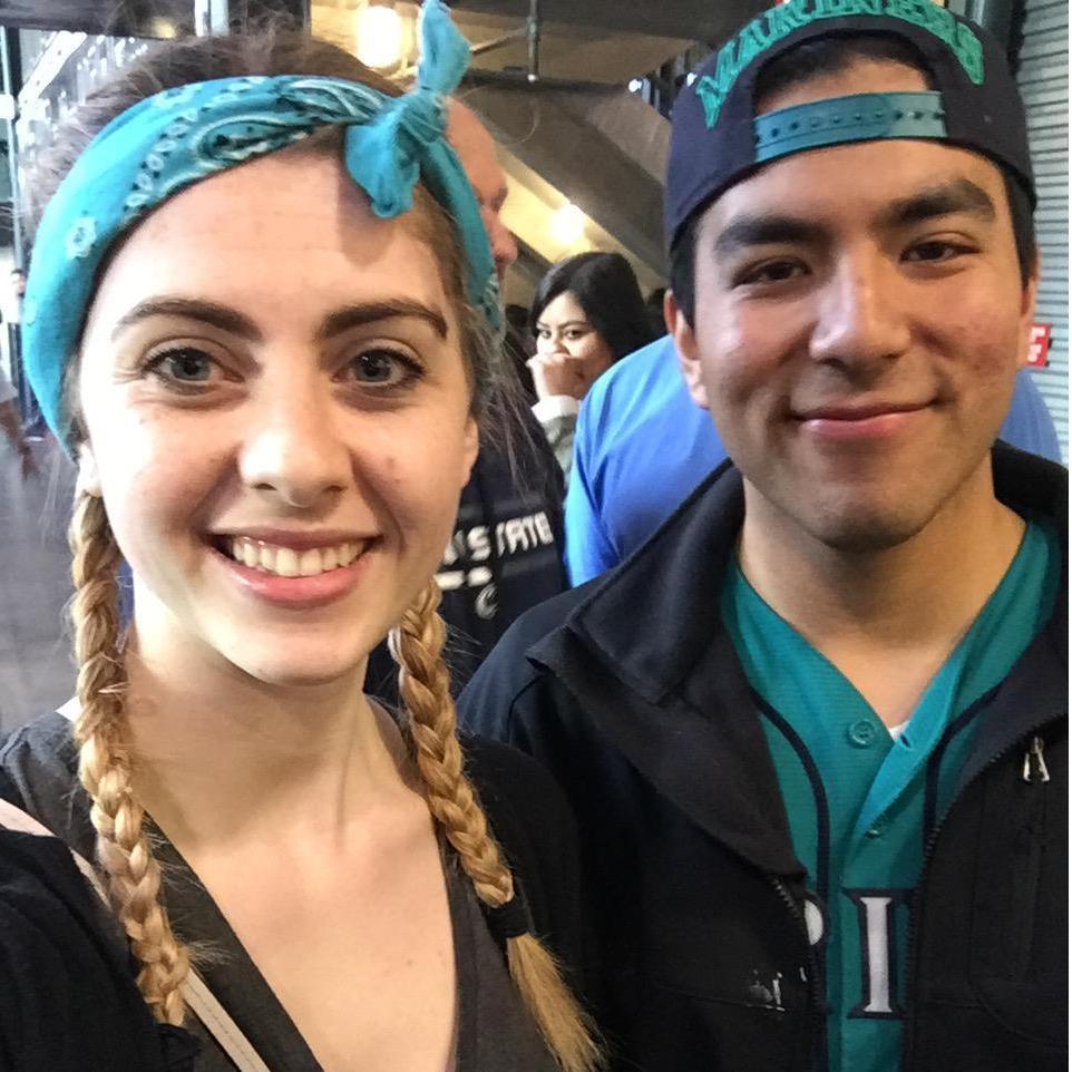 Our 1st Mariners game together :)