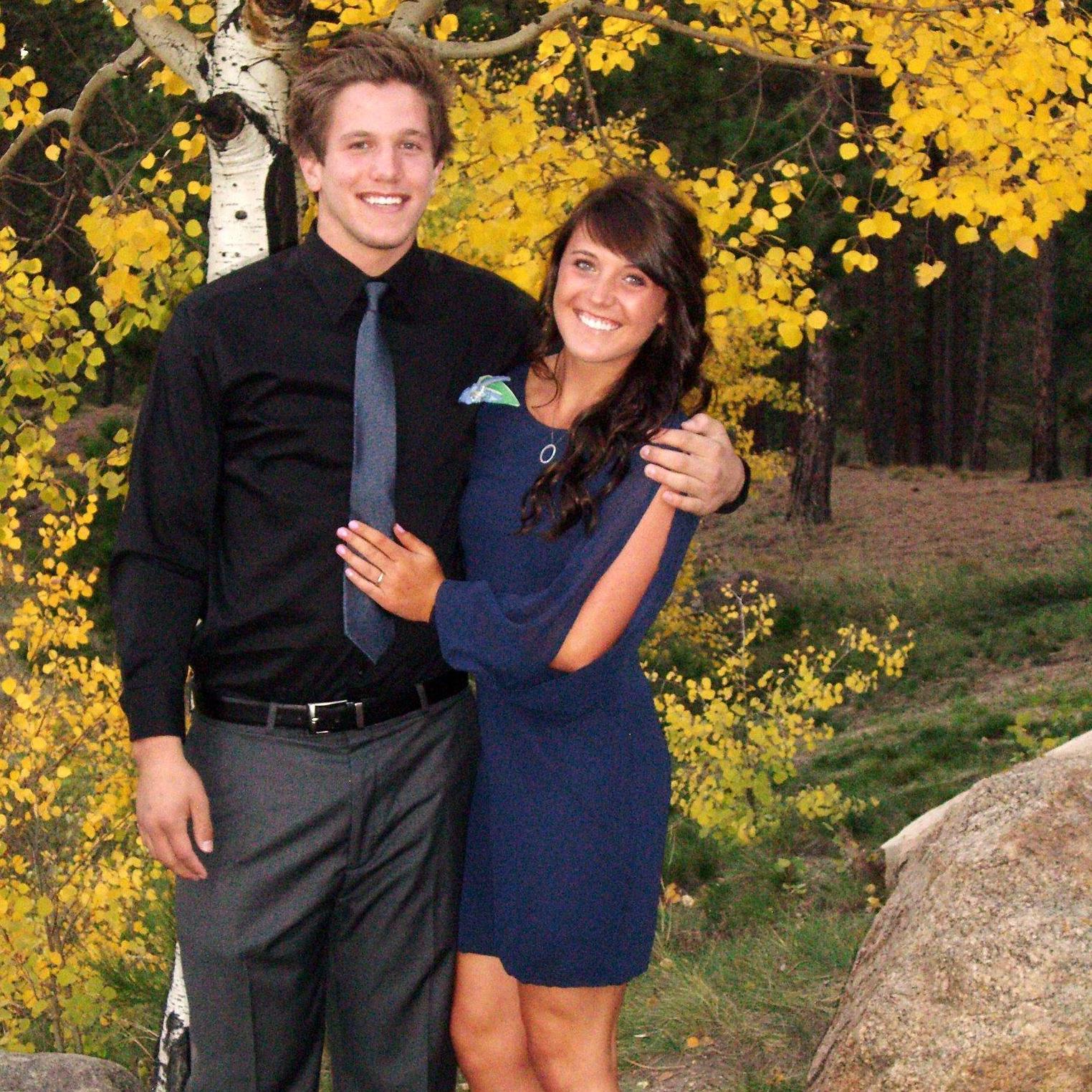 HAHA! Our first High School dance together. 2011