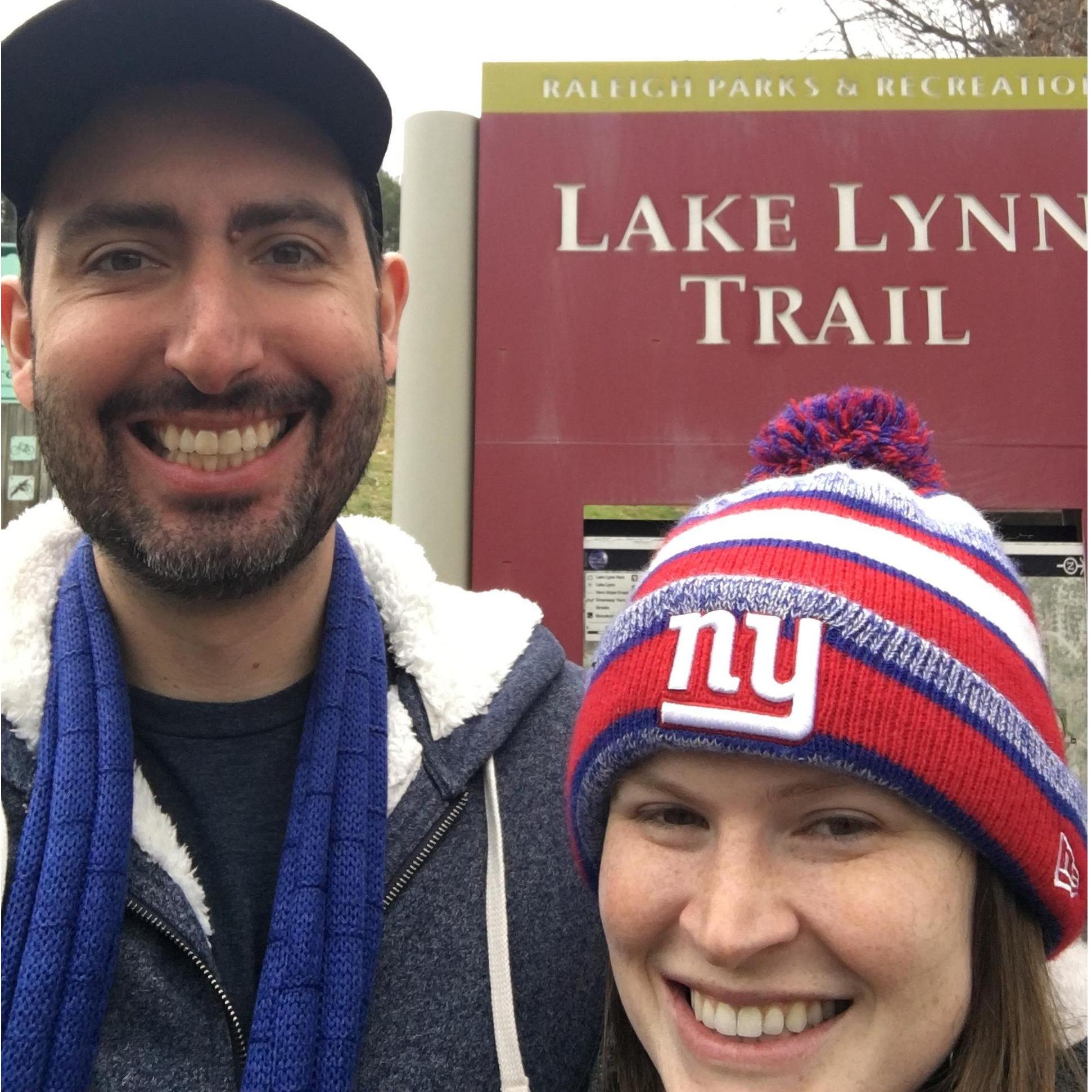 Walking on the Lake Lynn Trail