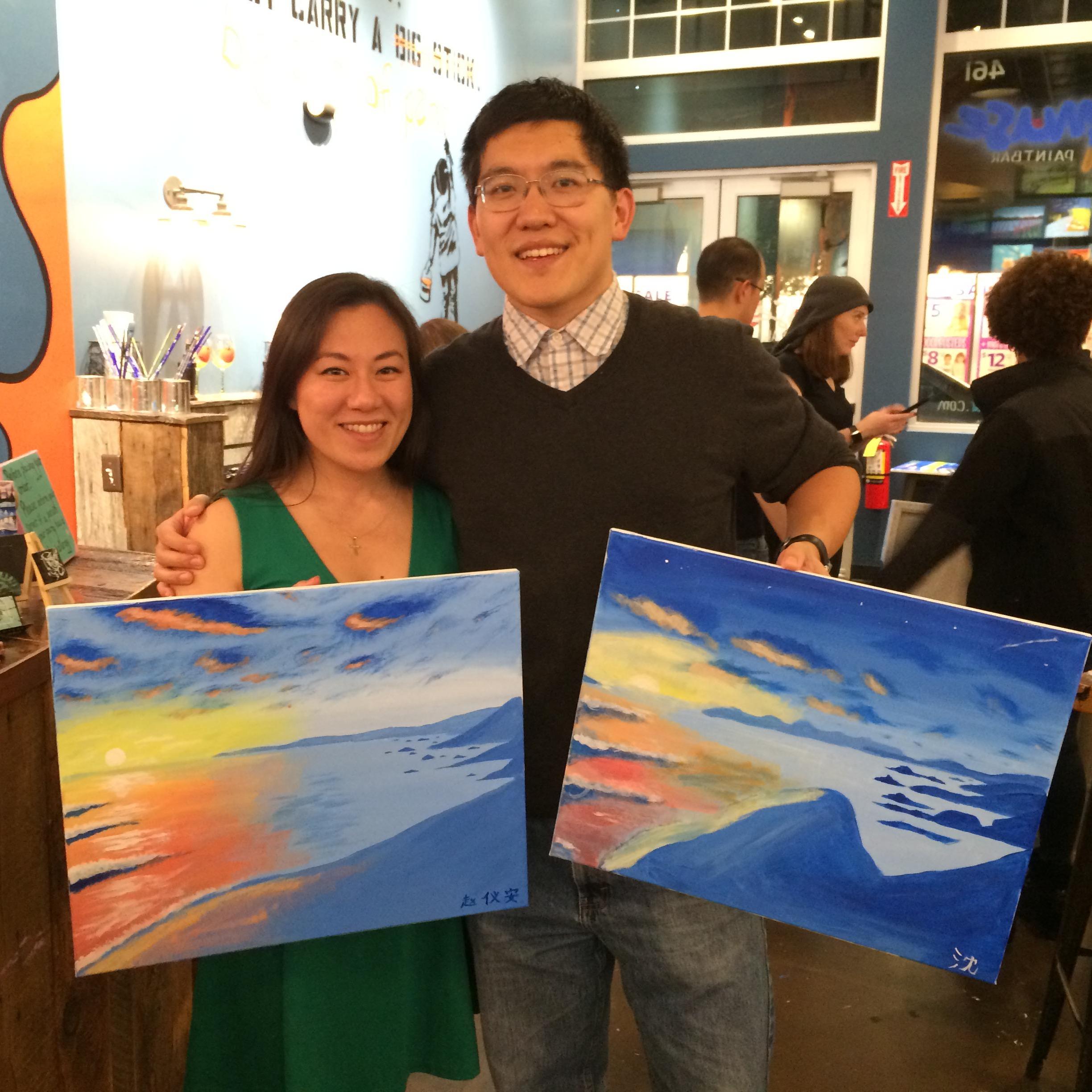 At Paint Nite!