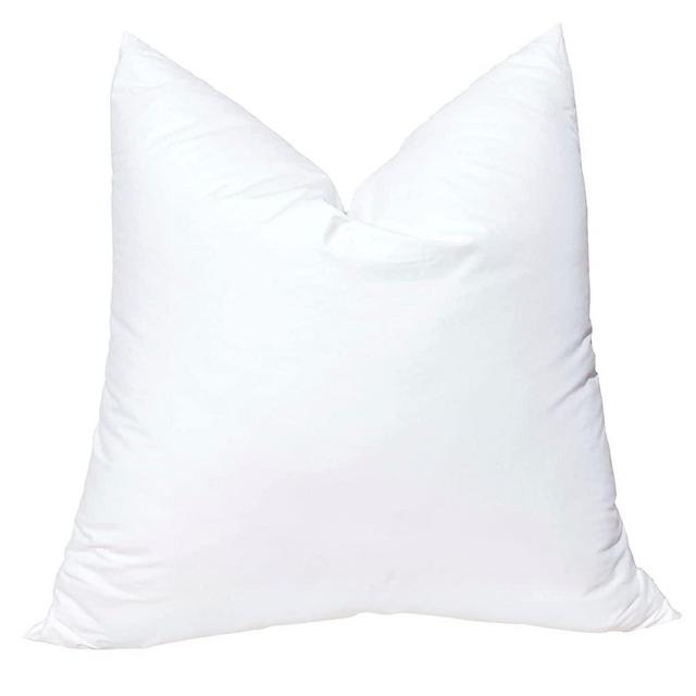 Pillowflex Synthetic Down Pillow Insert - 25x25 Down Alternative Pillow, Insert for Small Square Euro Sham, European Size Pillow - Polyester Accent Sofa Couch Bed Pillow - 1 Decorative Pillow Form