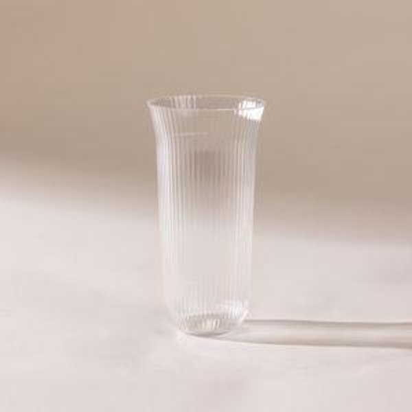 Ribbed Inku Glassware, Tall