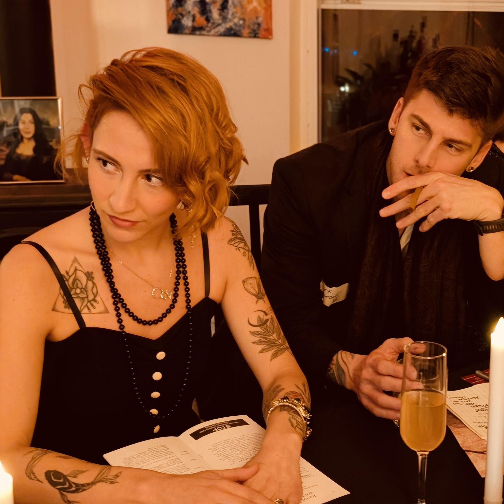 Our first Murder Mystery party as attendees!