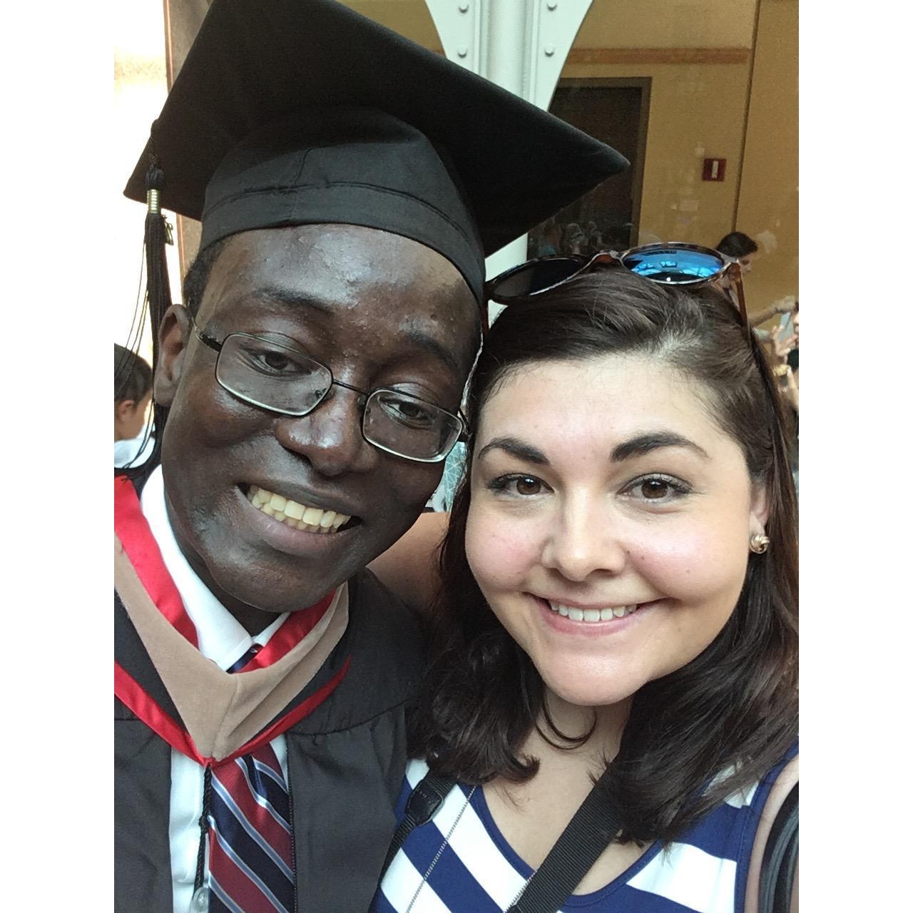 The Cornell graduate!