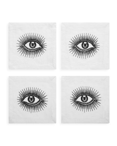 Jonathan AdlerEyes Cocktail Napkins, Set of 4