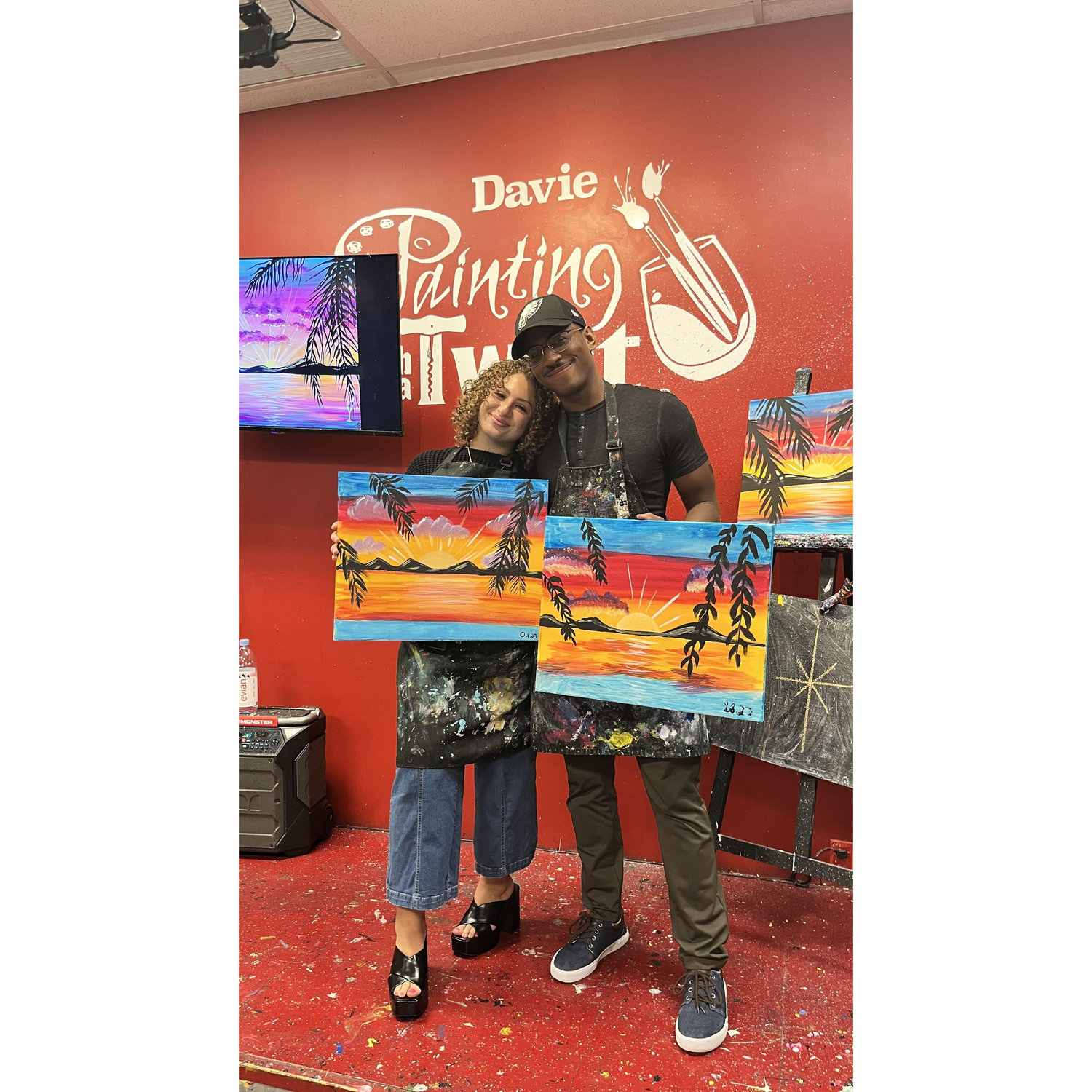 Letting out our artistic side