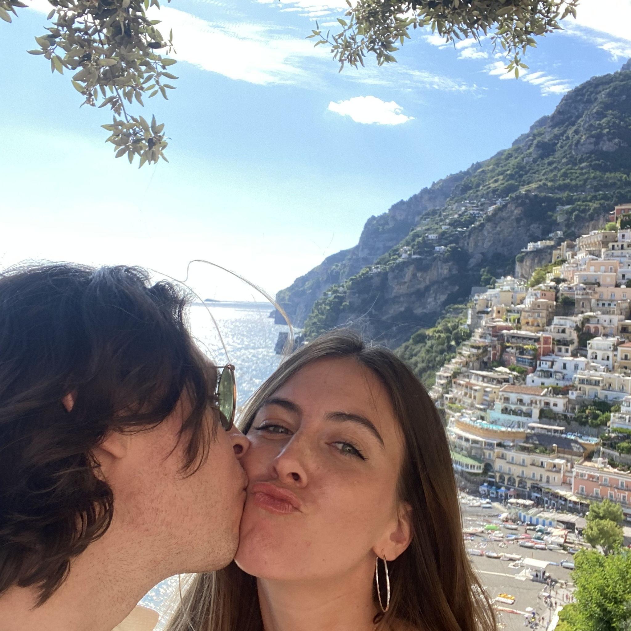 first international trip alone together - to positano, italy!