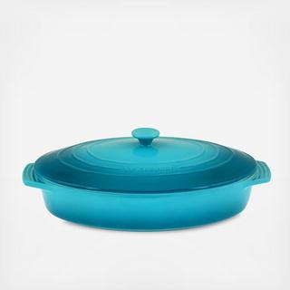 Covered Oval Casserole Dish