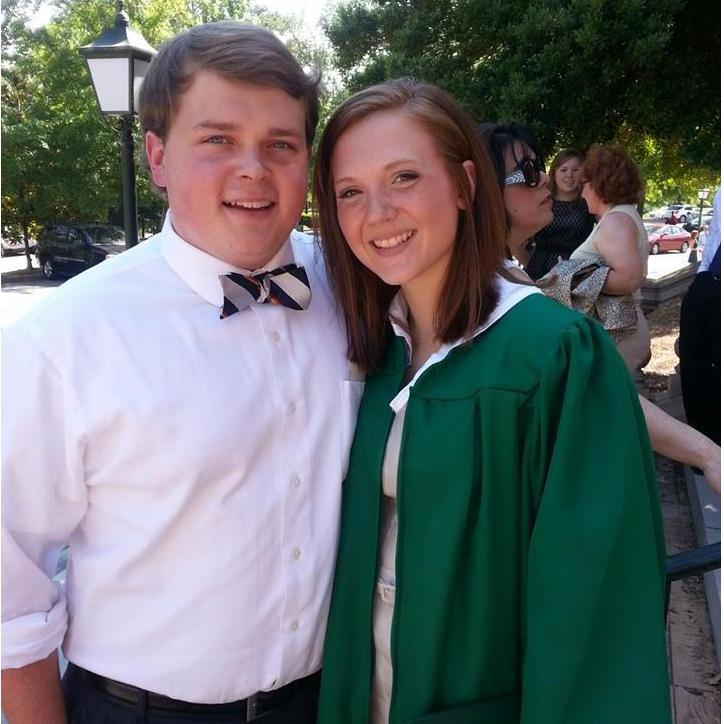 Elizabeth's high school graduation, back when we were BABIES.