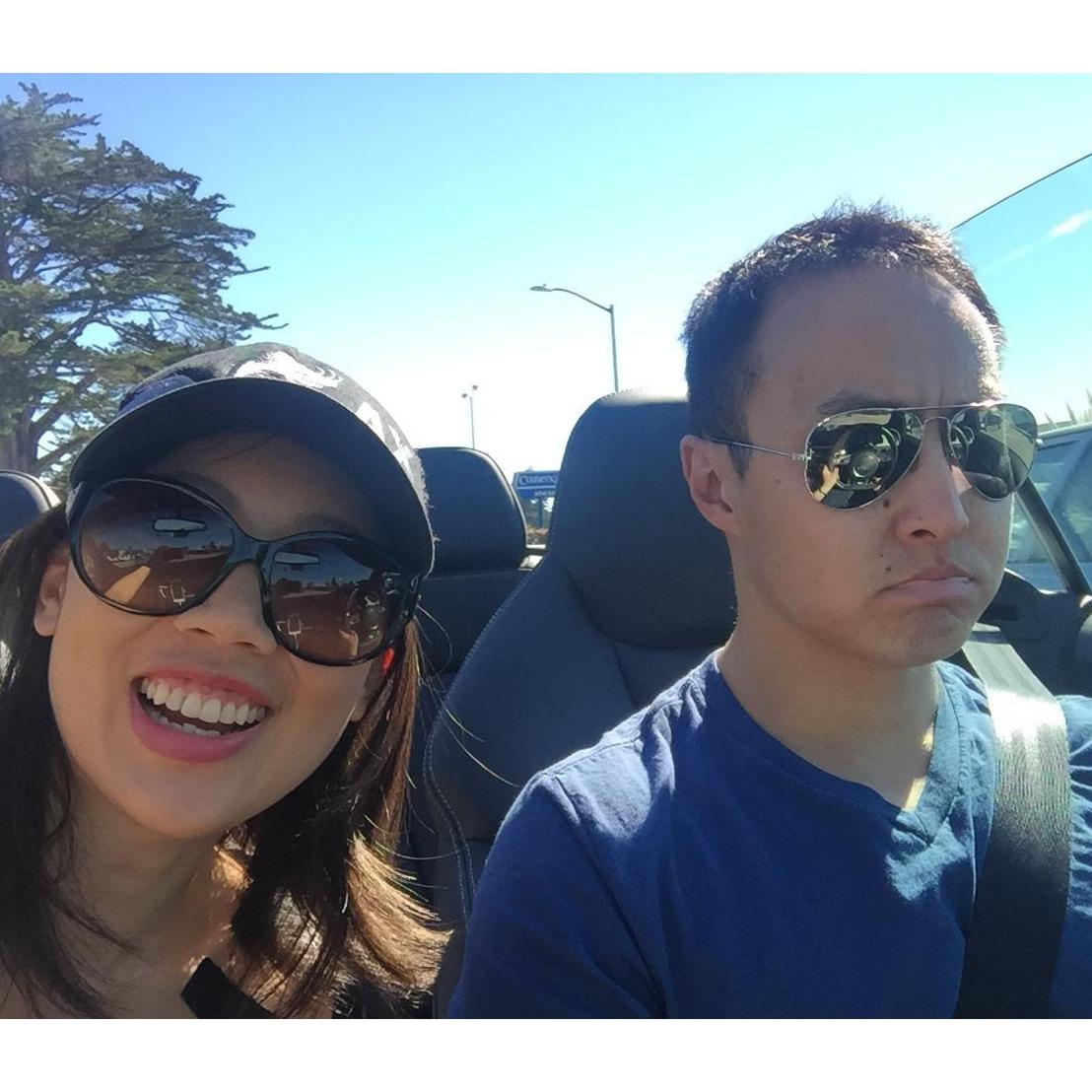 Joanne's enjoying the convertible life, but Jon's not happy about being stuck in SF traffic.