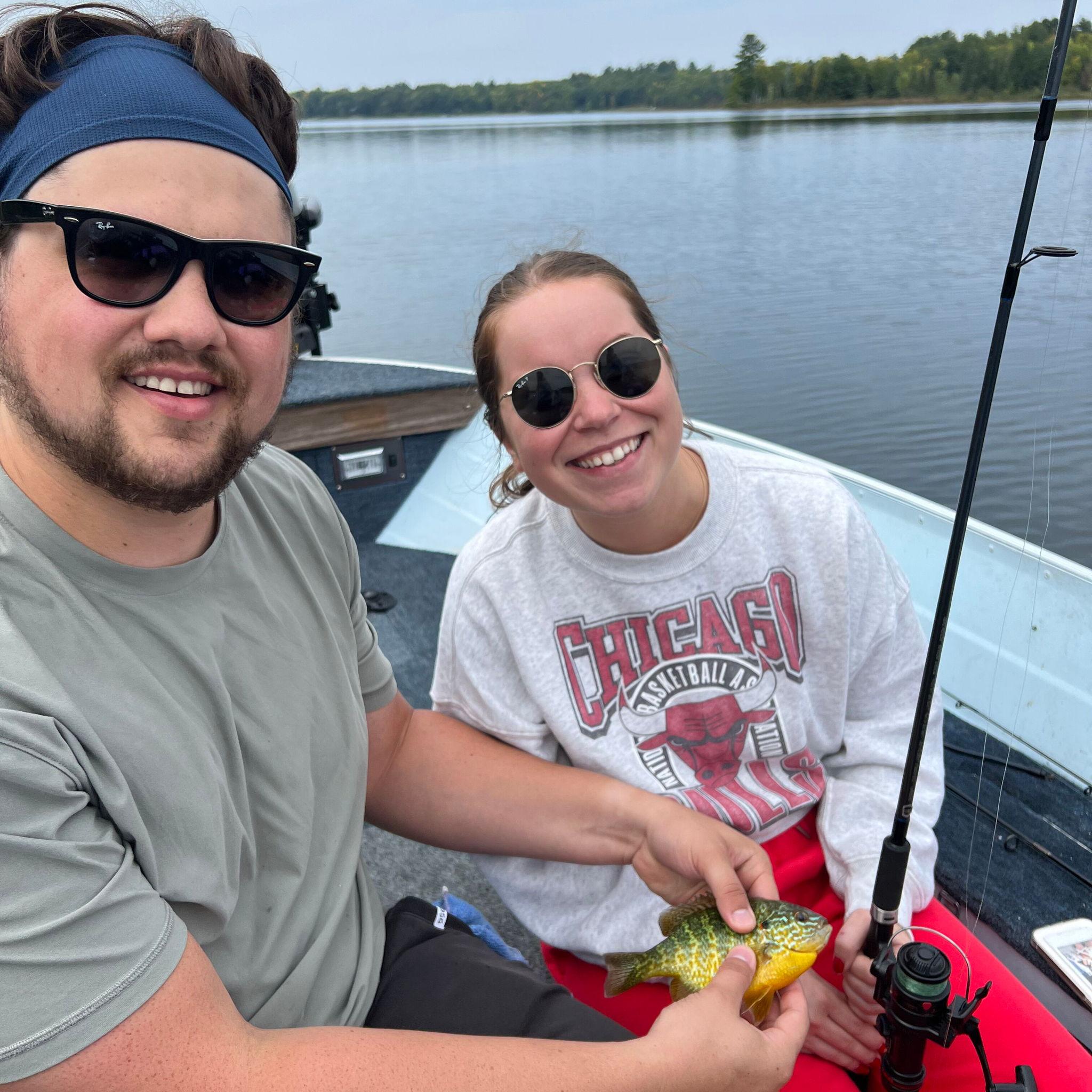 One of Hannah's first fish in Longville!