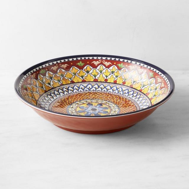 Sicily Red Melamine Serve Bowl