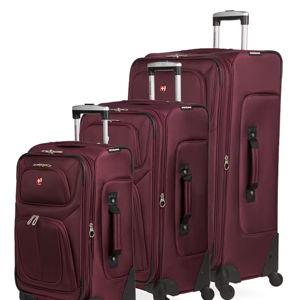 SWISSGEAR Sion 6283 Expandable 3pc Spinner Luggage Set - Merlot