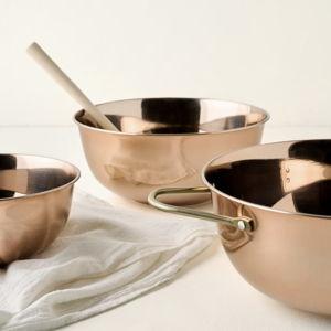 Magnolia Copper Mixing Bowl Set of Three | Magnolia