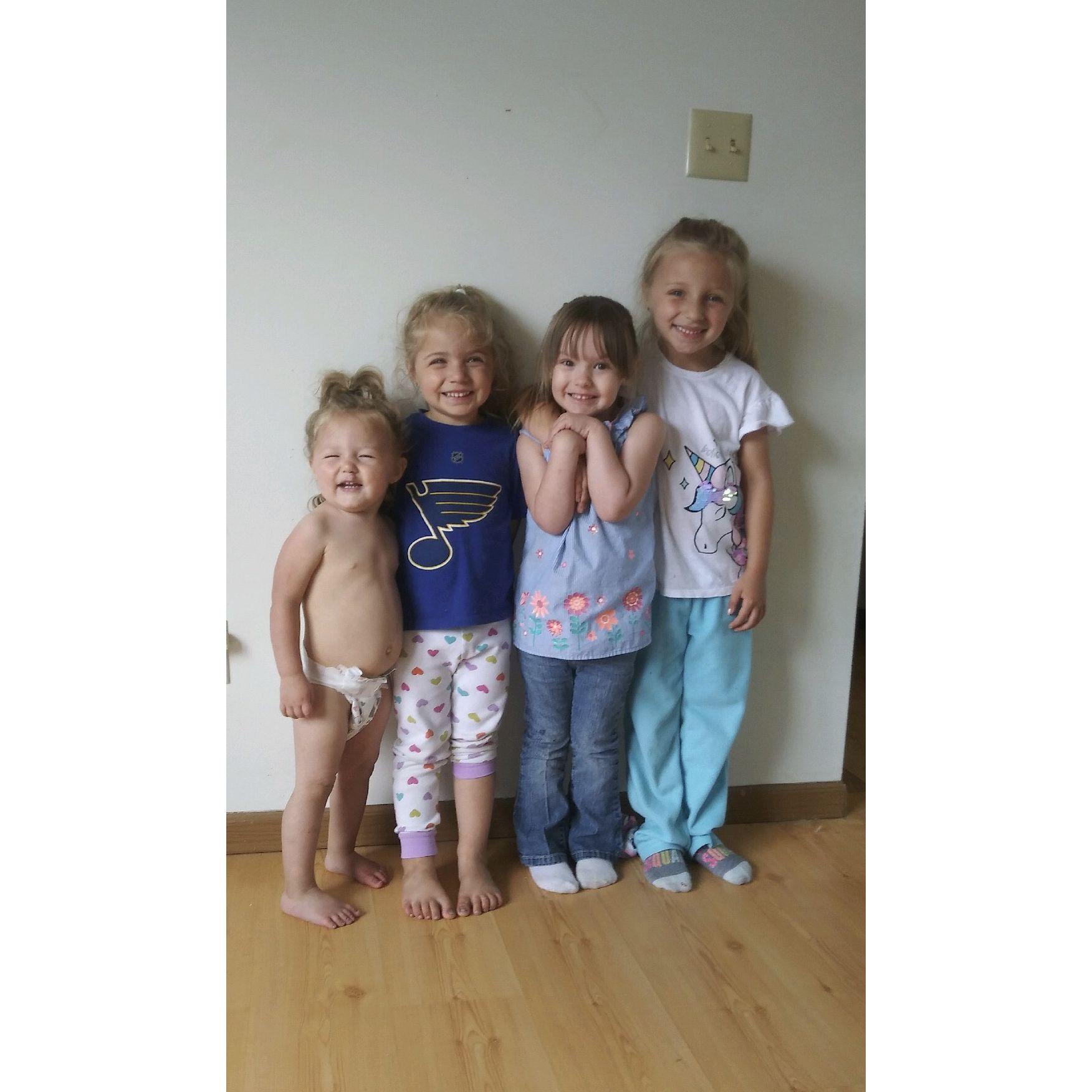 The very first time our girls met each other. Fathers Day 2019.