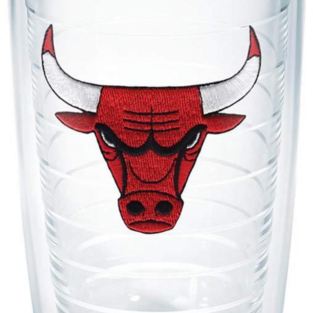 Tervis 1059337"NBA Chicago Bulls Head" Tumbler, 16 oz, Clear