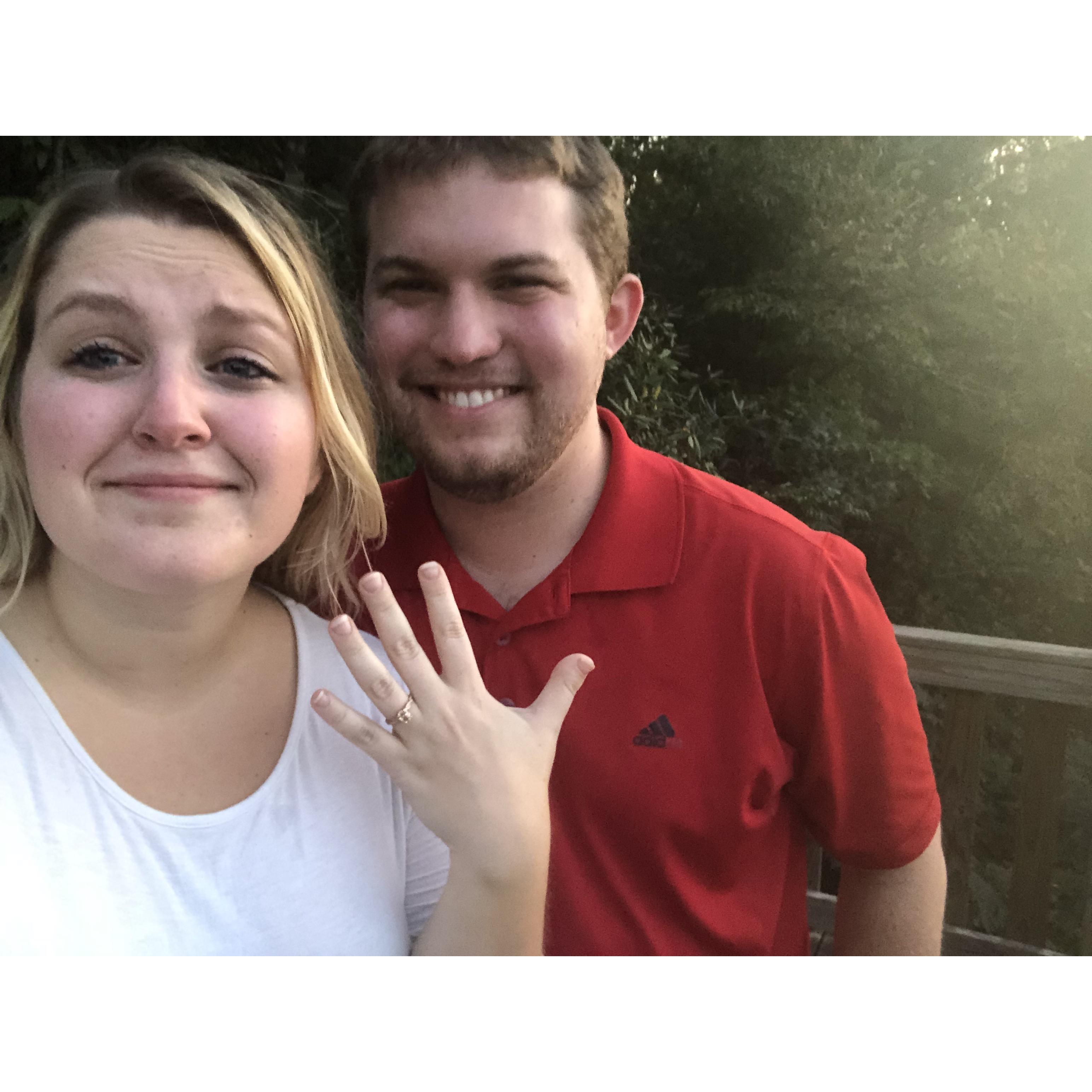 She said yes!
