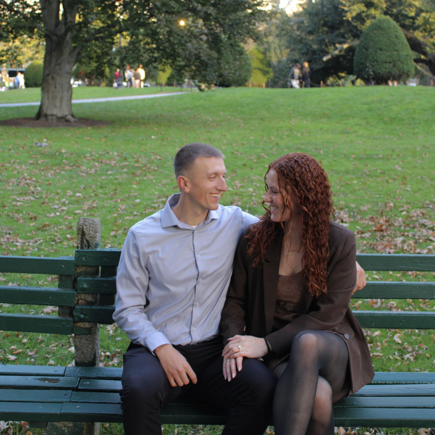 Boston Common - a mini engagement shoot