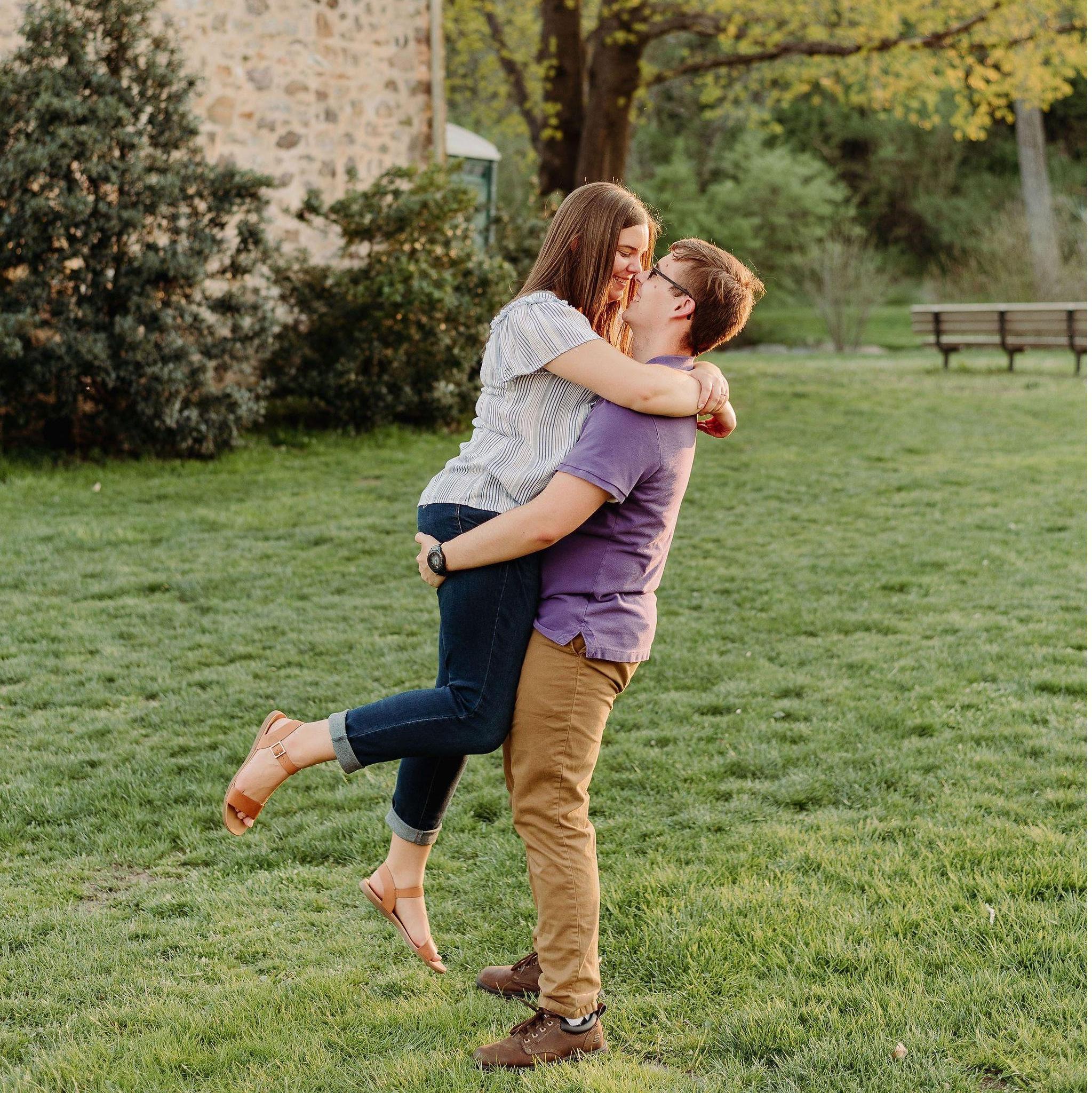 Floating with love.