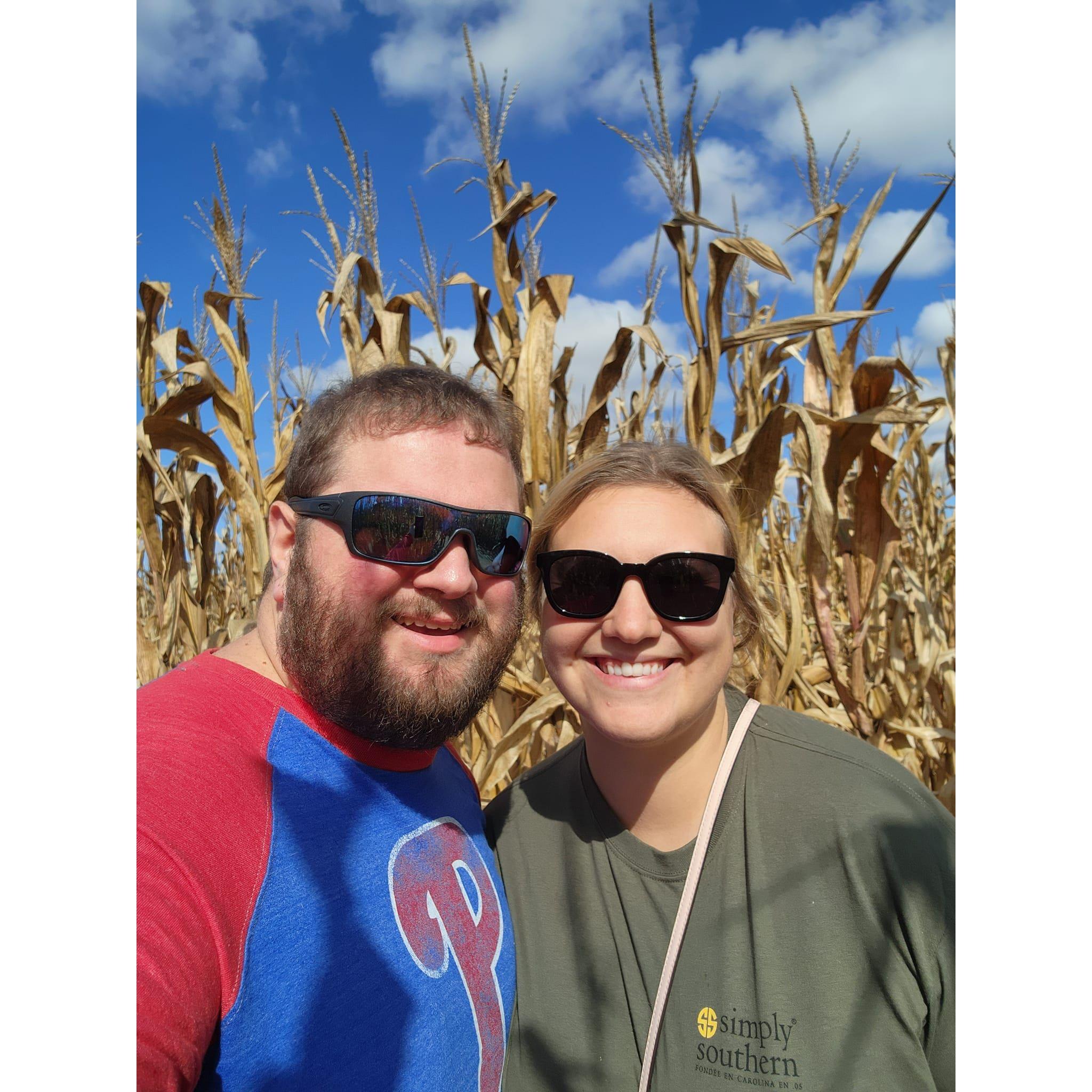 Getting lost in corn mazes
