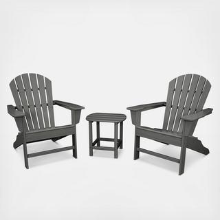 South Beach Outdoor Adirondack 3-Piece Set