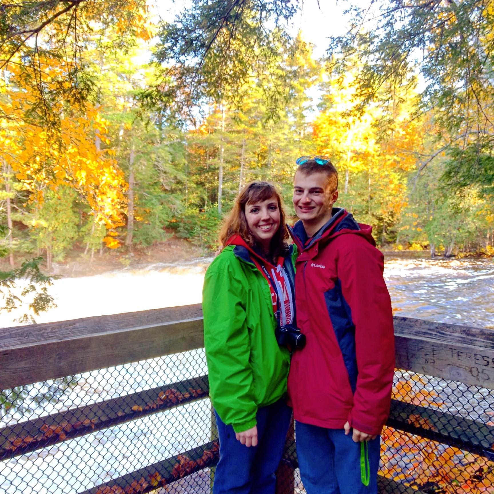First trip we took together. Tahquamenon Falls, fall of 2018