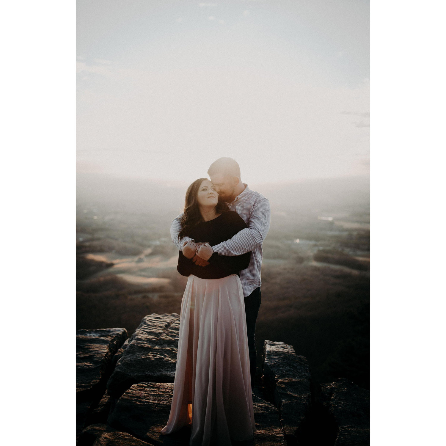Engagement pictures! The view was incredible.