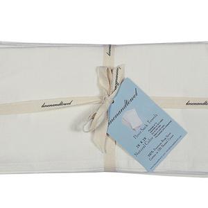 Cotton Kitchen Napkin Flour Sack Towel in Natural Color, 28 inch x 28 inch, Set of 12 by Linen and Towel
